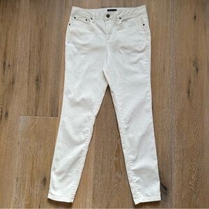 Needle & Cloth White Mid Rise Stretchy Skinny Ankle Cigarette Jeans - Size 8
